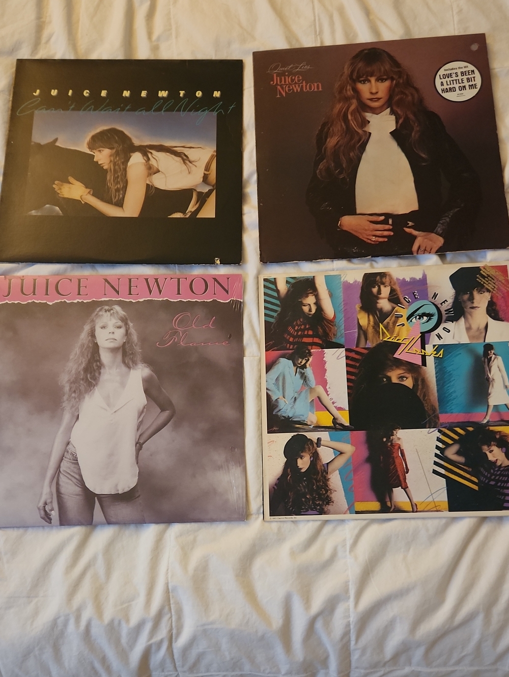 Juice Newton Vinyl Record Collection - 4 Album Lot - Multicolored Covers